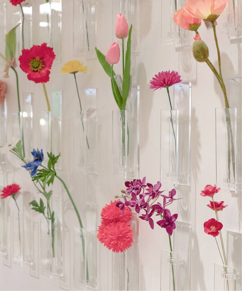 WALL FLOWER VASE 壁掛け フラワーベース（フラワーベース／グリーン 