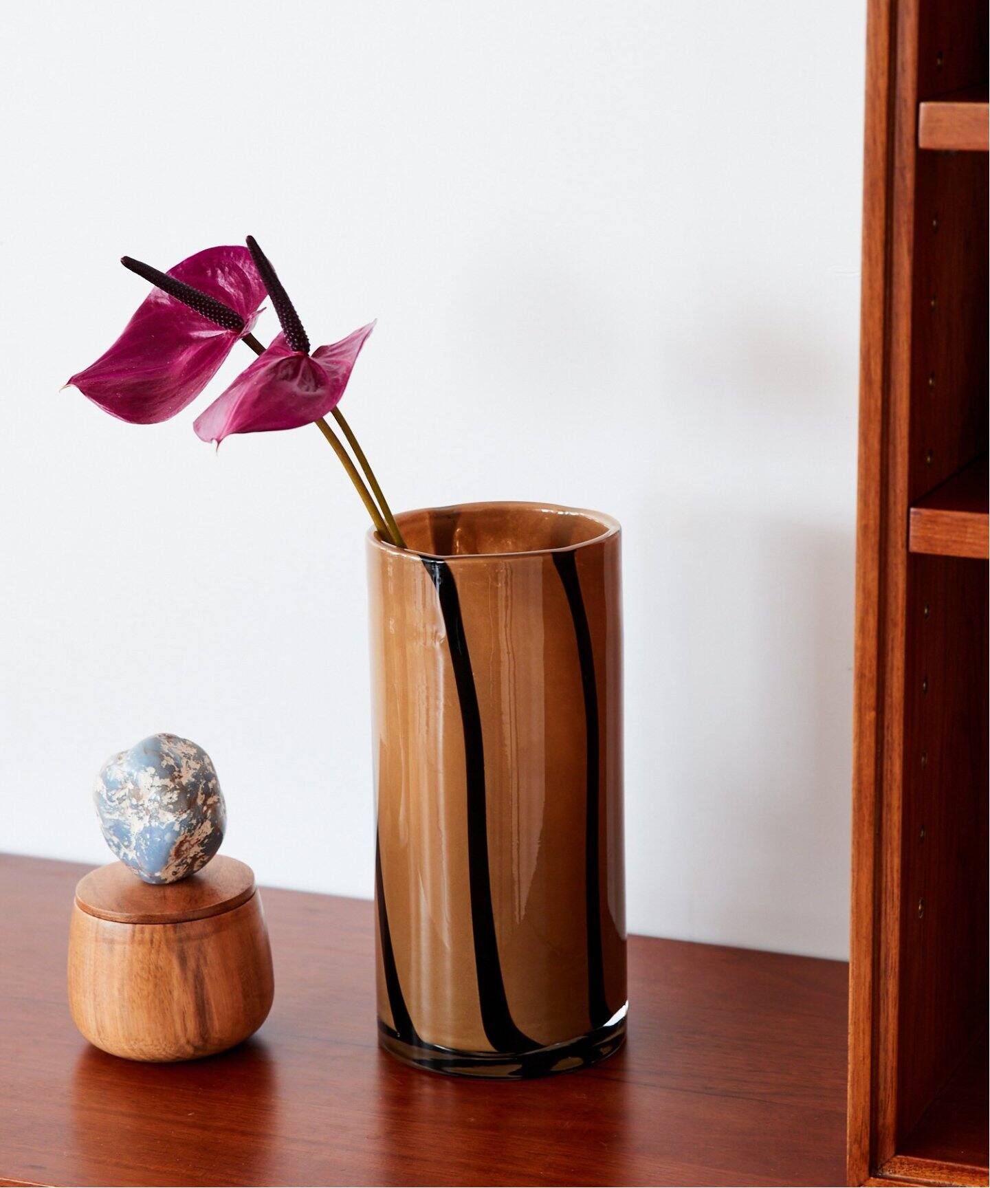 FLOWER VASE STRIPE 25 花器 花瓶 フラワーベース（フラワーベース 