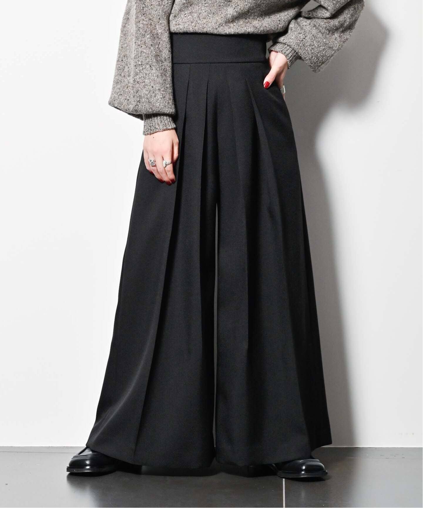 HIGH WAIST TUCK WIDE パンツ（スラックス）｜CITYSHOP（シティ 