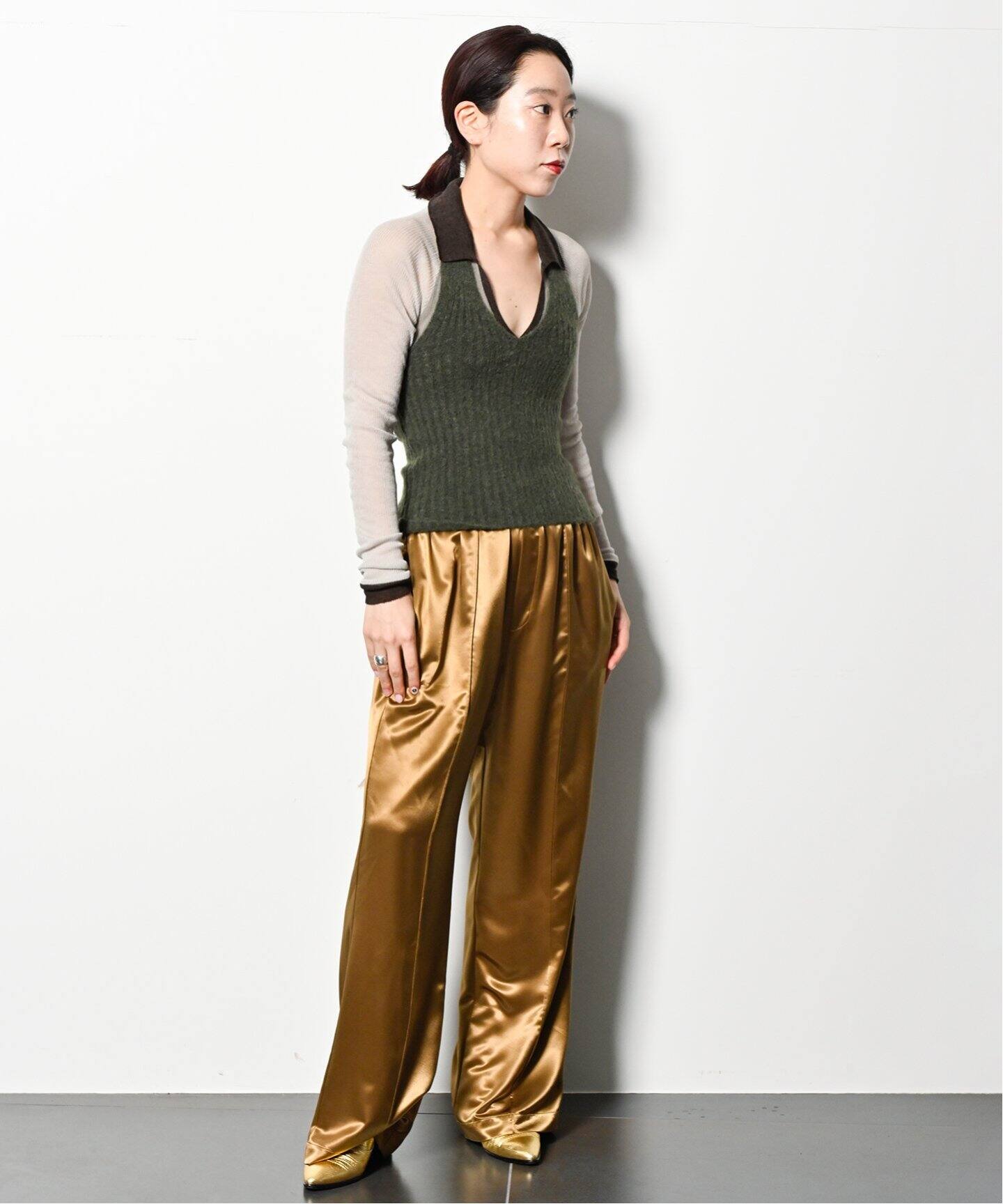 SATIN FLARED パンツ（その他パンツ）｜CITYSHOP（シティショップ）の 