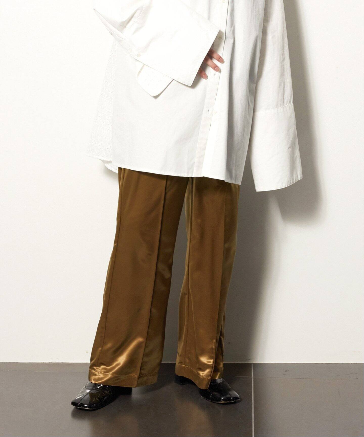 SATIN FLARED パンツ（その他パンツ）｜CITYSHOP（シティショップ）の 