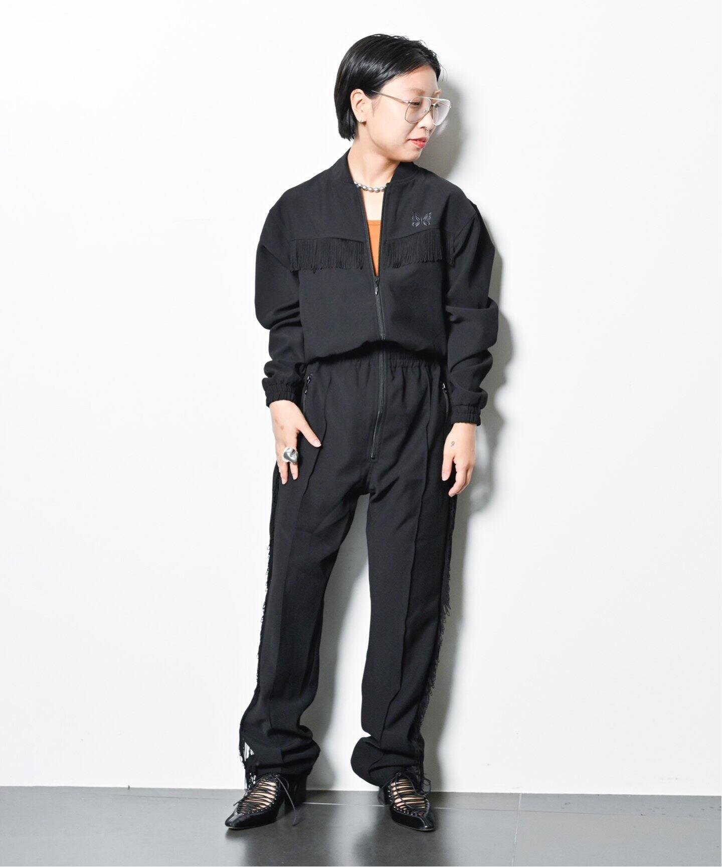 NEEDLES 別注 Fringe ジャンプスーツ（つなぎ／オールインワン  