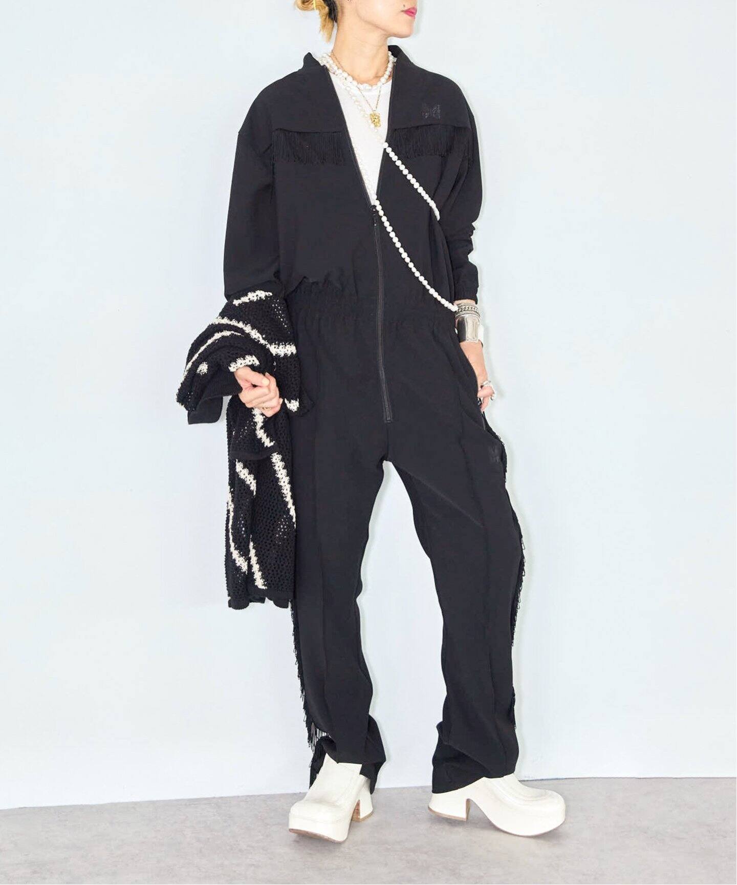 NEEDLES 別注 Fringe ジャンプスーツ（つなぎ／オールインワン  