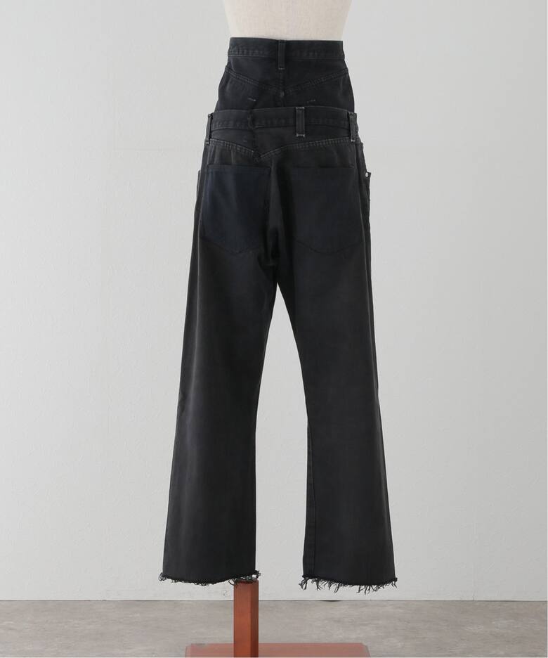 QUITO W WAIST DENIM PT Q24A-T018：デニムパンツ（デニムパンツ 