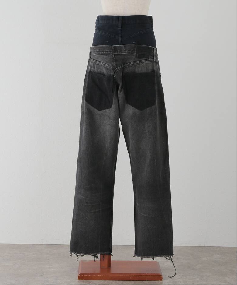 QUITO W WAIST DENIM PT Q24A-T018：デニムパンツ（デニムパンツ  