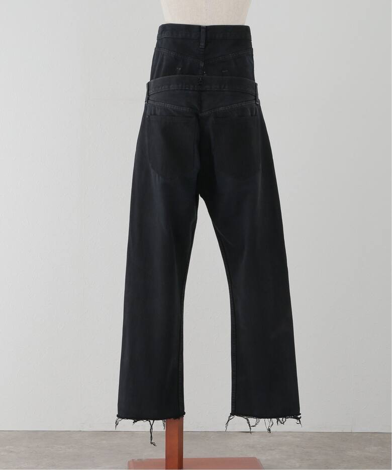 QUITO W WAIST DENIM PT Q24A-T018：デニムパンツ（デニムパンツ 