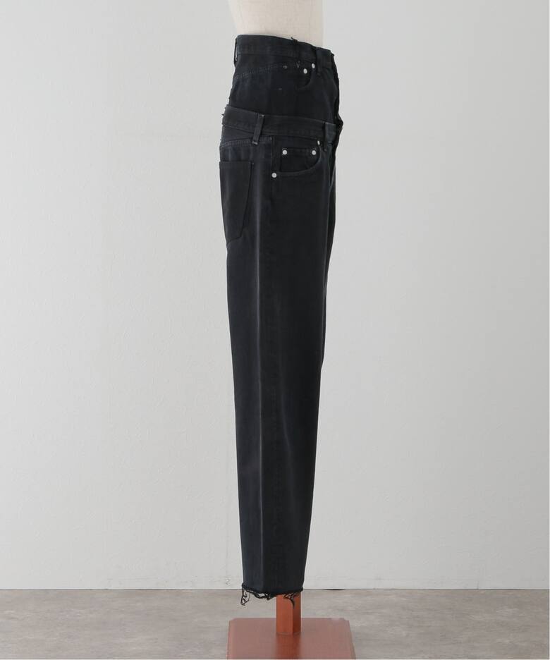 QUITO W WAIST DENIM PT Q24A-T018：デニムパンツ（デニムパンツ 