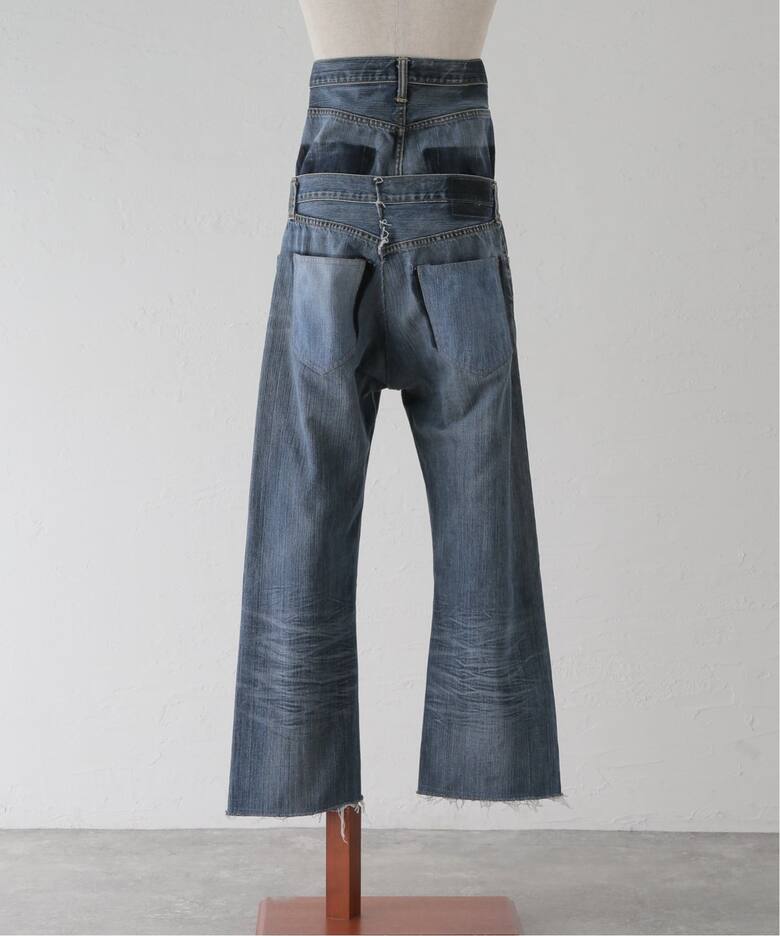 QUITO W WAIST DENIM PT Q24A-T018：デニムパンツ（デニムパンツ  
