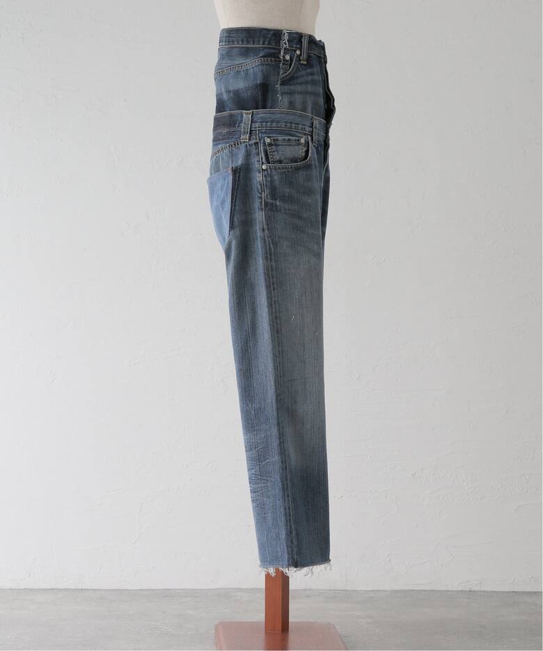 QUITO W WAIST DENIM PT Q24A-T018：デニムパンツ（デニムパンツ 