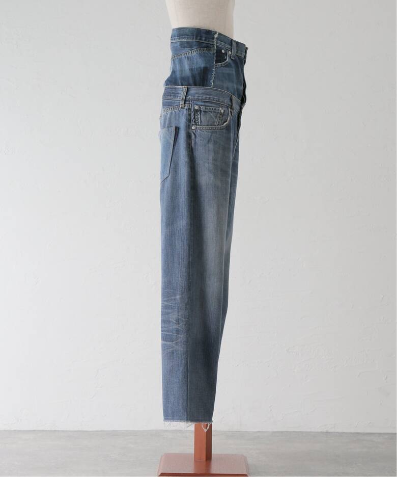 QUITO W WAIST DENIM PT Q24A-T018：デニムパンツ（デニムパンツ 