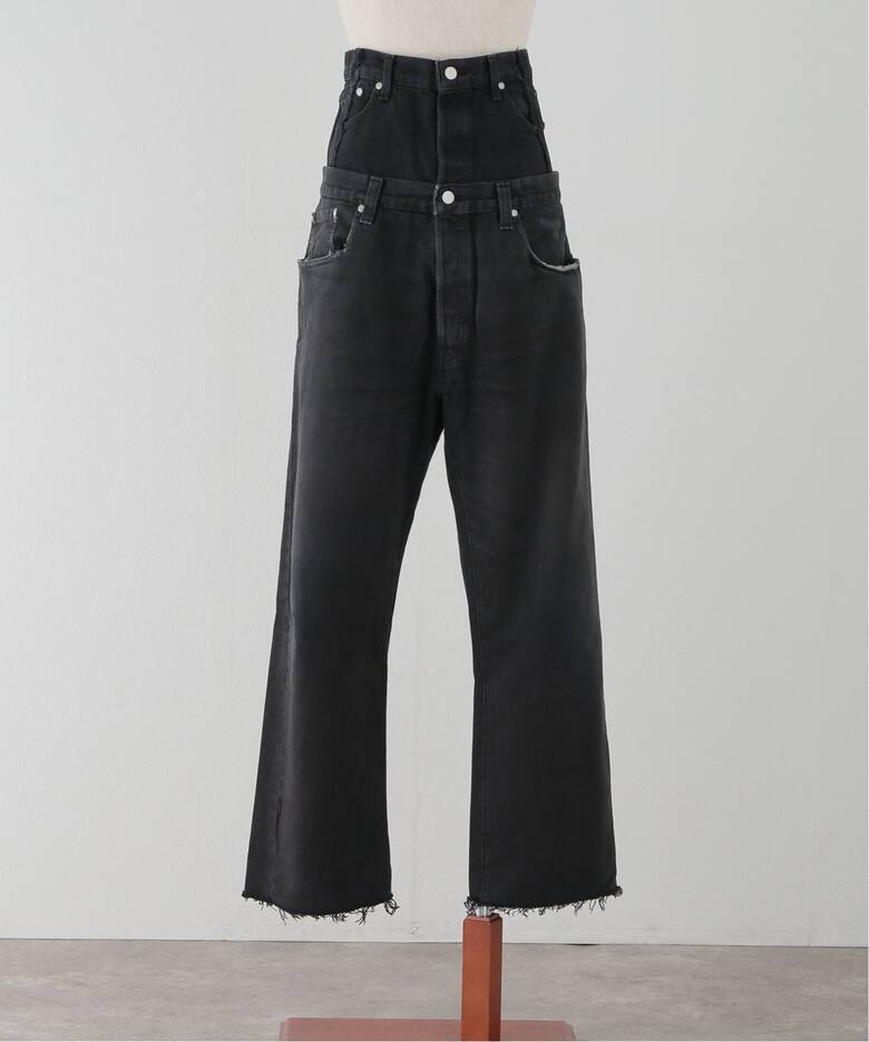 QUITO W WAIST DENIM PT Q24A-T018：デニムパンツ（デニムパンツ  