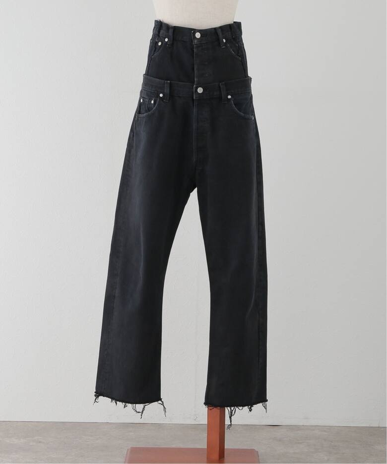 QUITO W WAIST DENIM PT Q24A-T018：デニムパンツ（デニムパンツ  