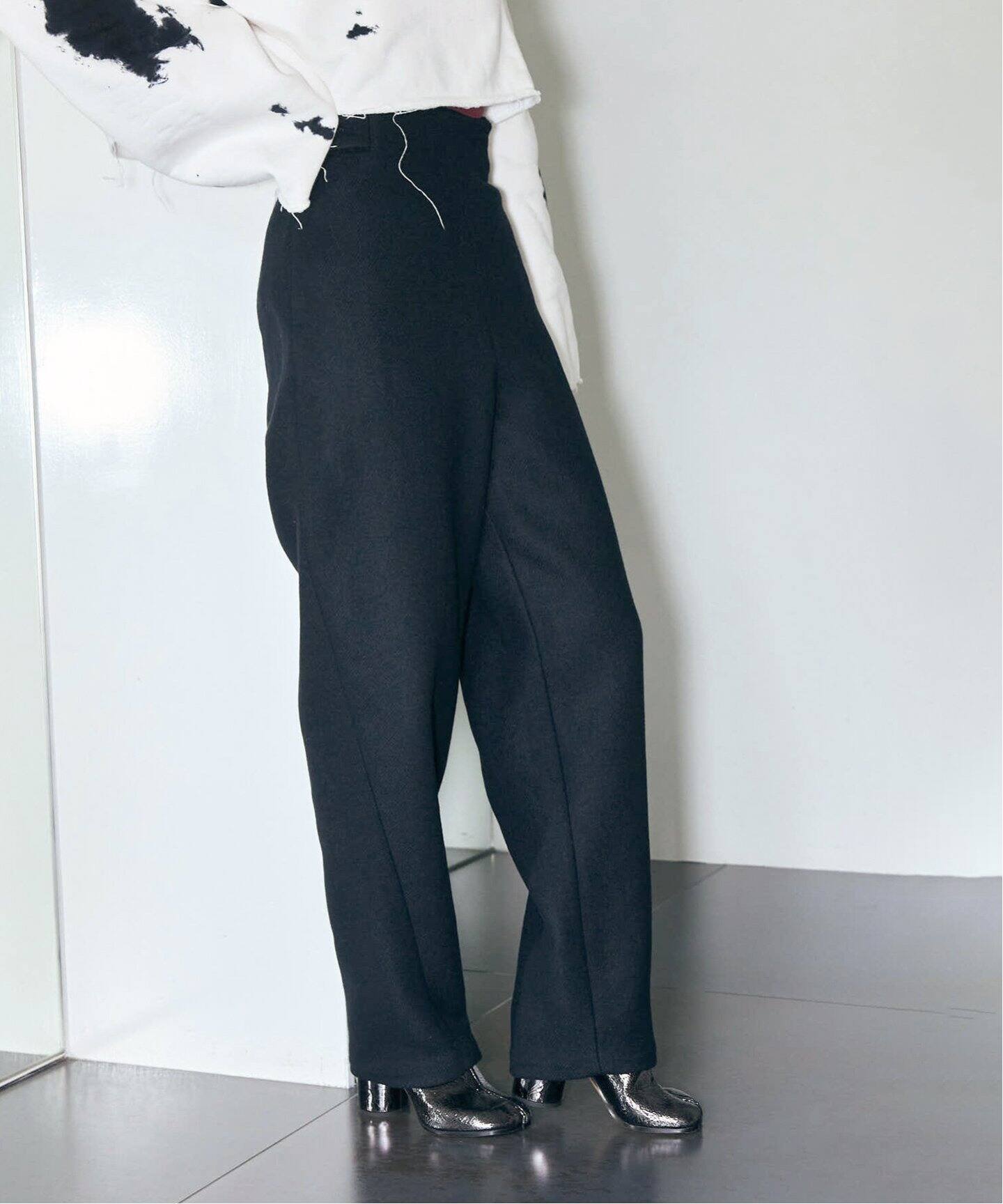 SEEALL ARCHED LEG PANTS SAW41 PT102：パンツ（スラックス 