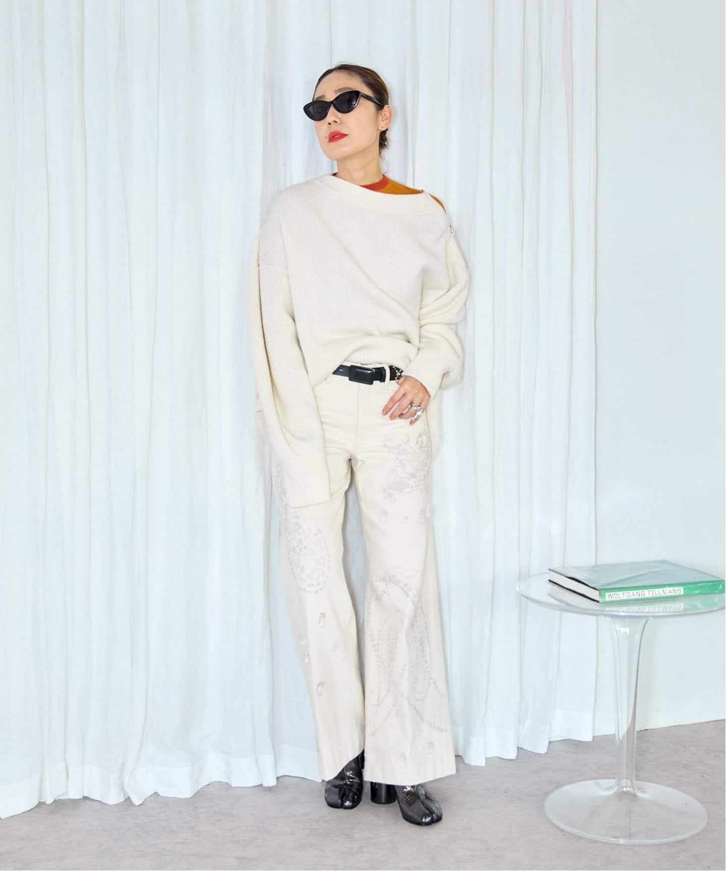 TANAKA 別注 WIDE JEAN TROUSERS ST-108：デニムパンツ（デニムパンツ