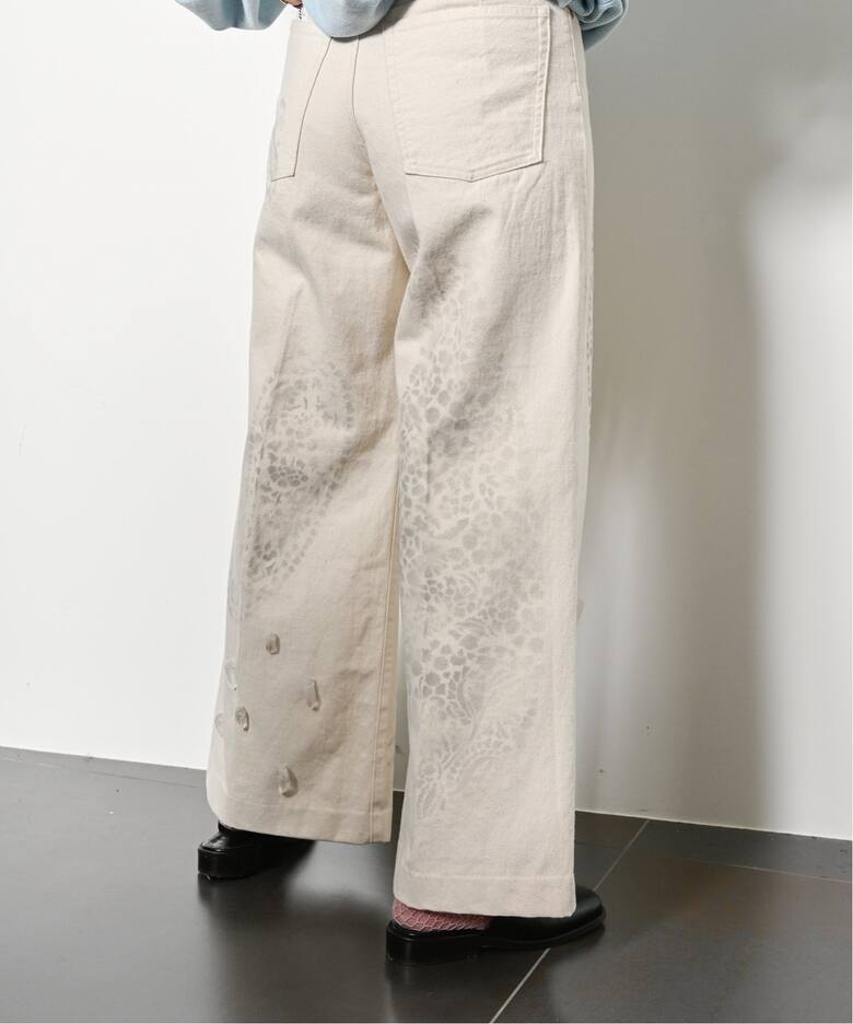 TANAKA 別注 WIDE JEAN TROUSERS ST-108：デニムパンツ（デニムパンツ 