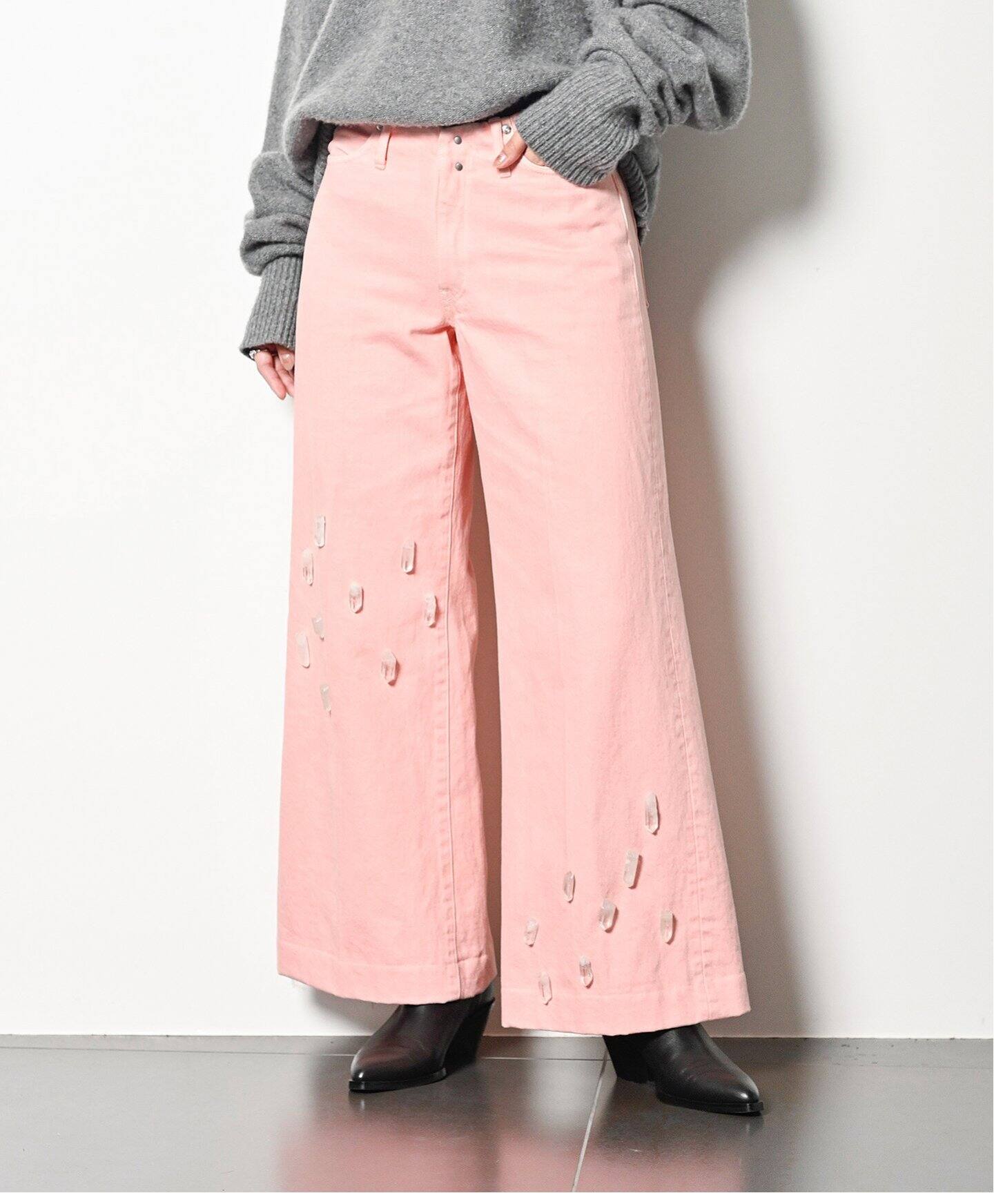 TANAKA 別注 WIDE JEAN TROUSERS ST-108：デニムパンツ（デニムパンツ