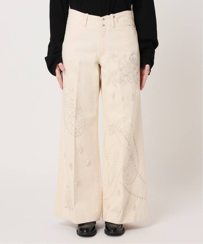 TANAKA 別注 WIDE JEAN TROUSERS ST-108：デニムパンツ（デニムパンツ 