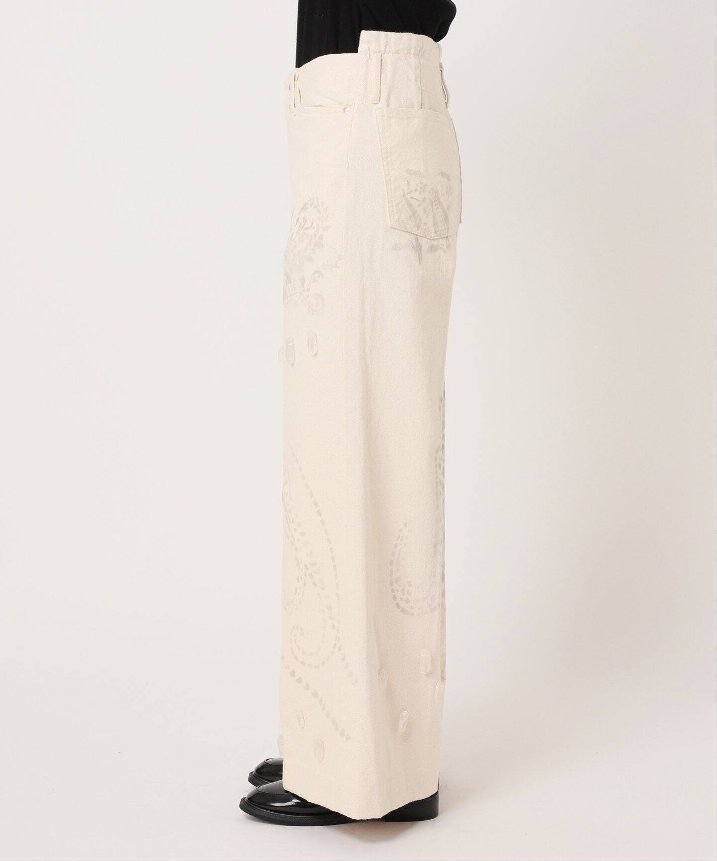 TANAKA 別注 WIDE JEAN TROUSERS ST-108：デニムパンツ（デニムパンツ