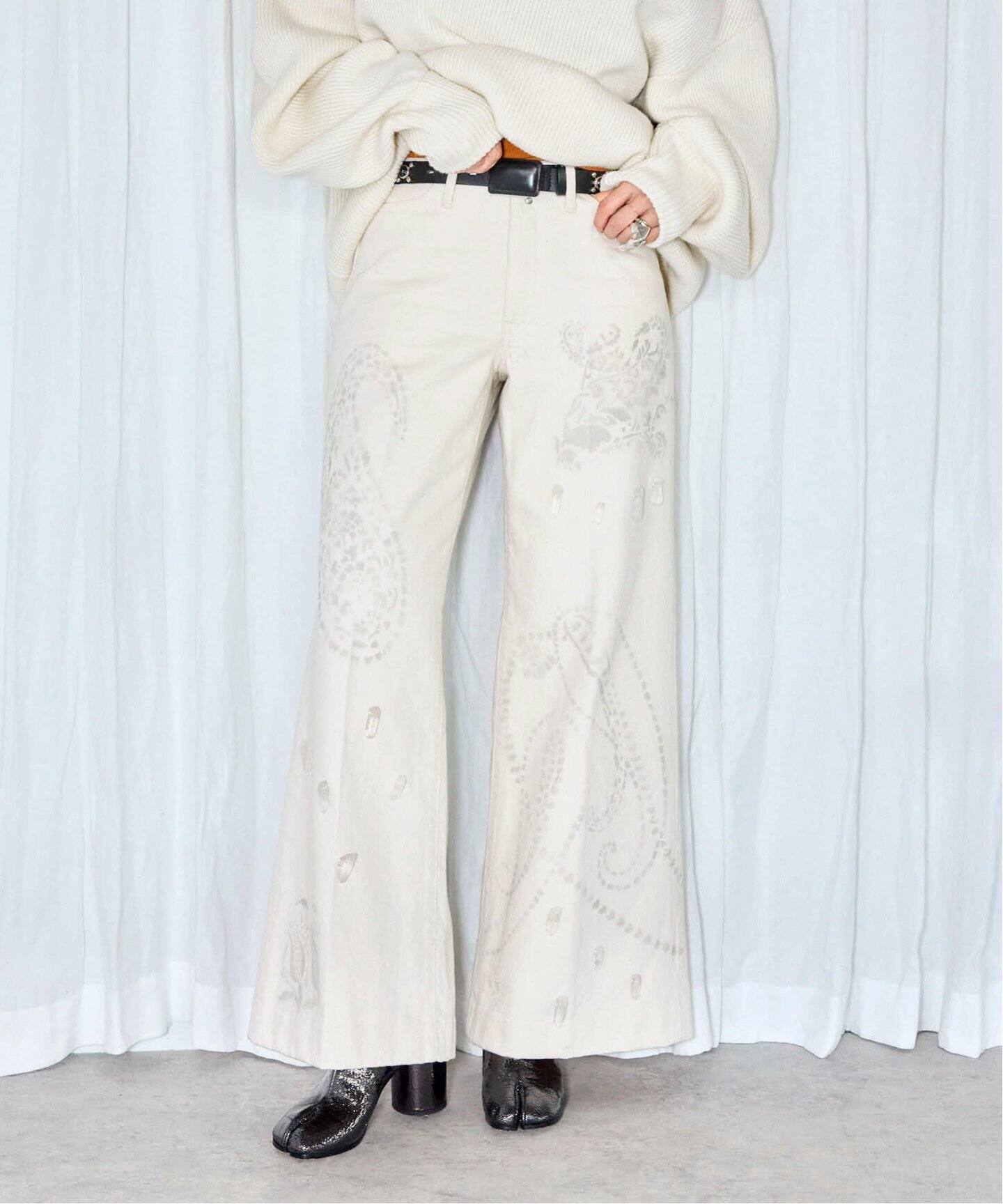 TANAKA 別注 WIDE JEAN TROUSERS ST-108：デニムパンツ（デニムパンツ  