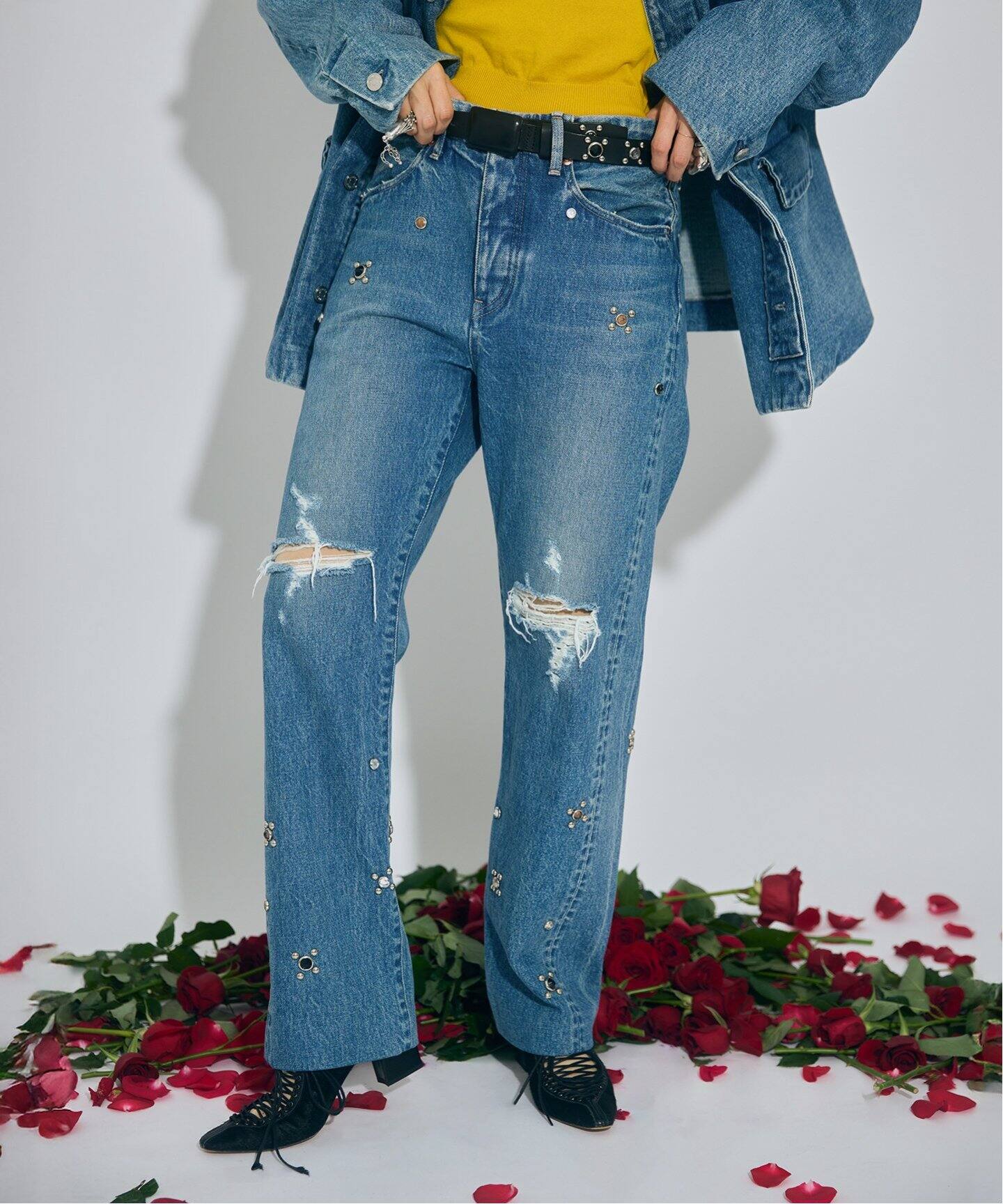 TANAKA 別注 STRAGHT JEAN TROUSER：デニムパンツ（デニムパンツ 