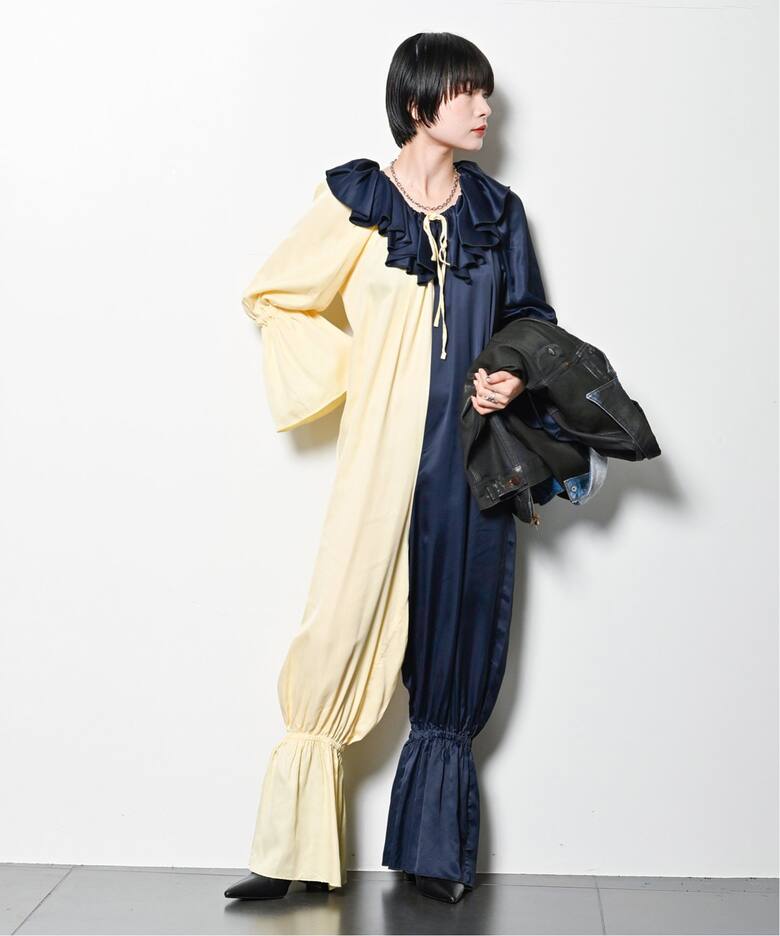 BASERANGE Suzanne Jumpsuit JUSU-VI-WI24：ジャンプスーツ（つなぎ 