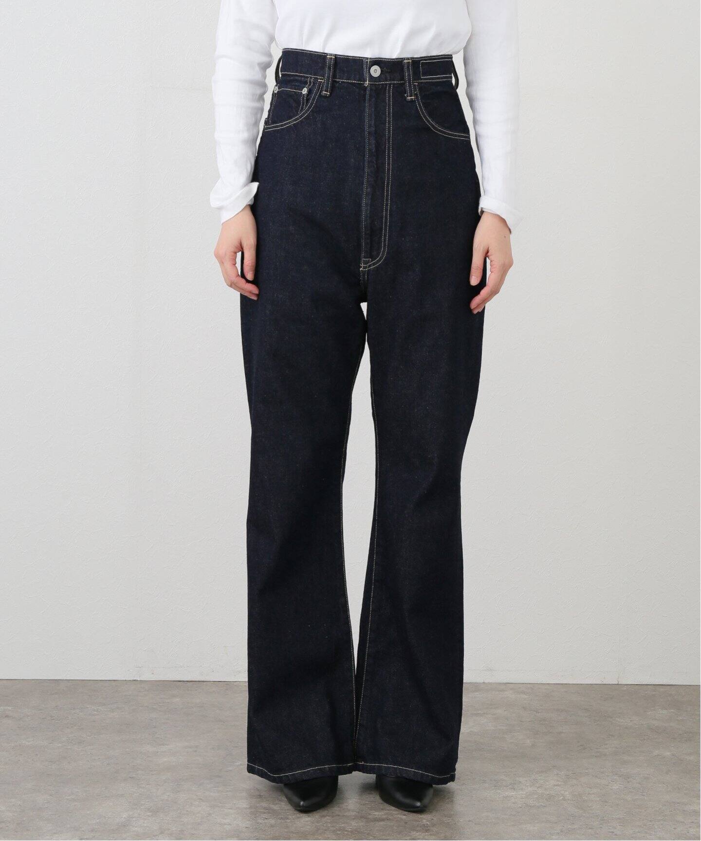 KURO 別注 SP HIGH RISED DENIM PANTS：デニムパンツ（デニムパンツ 