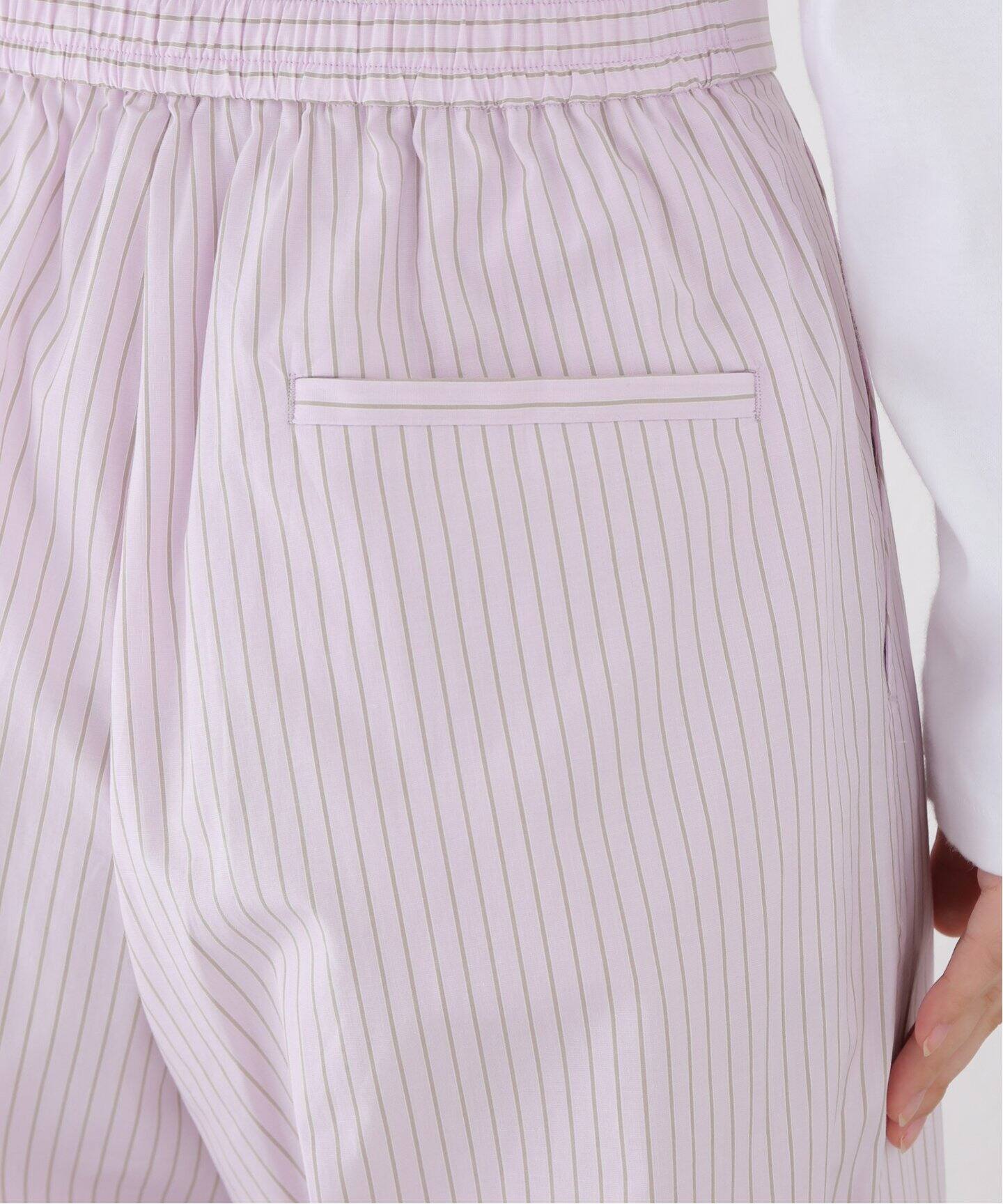 TOGA PULLA/トーガプルラ】Stripe cotton パンツ（スラックス 