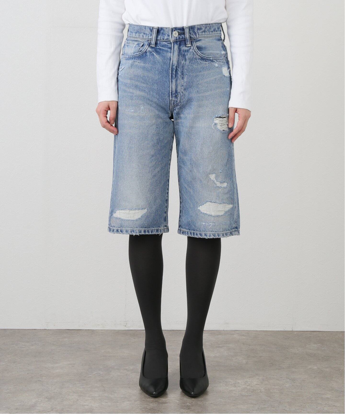 KURO 別注 HARF PANTS 0：デニムパンツ（デニムパンツ・ジーンズ