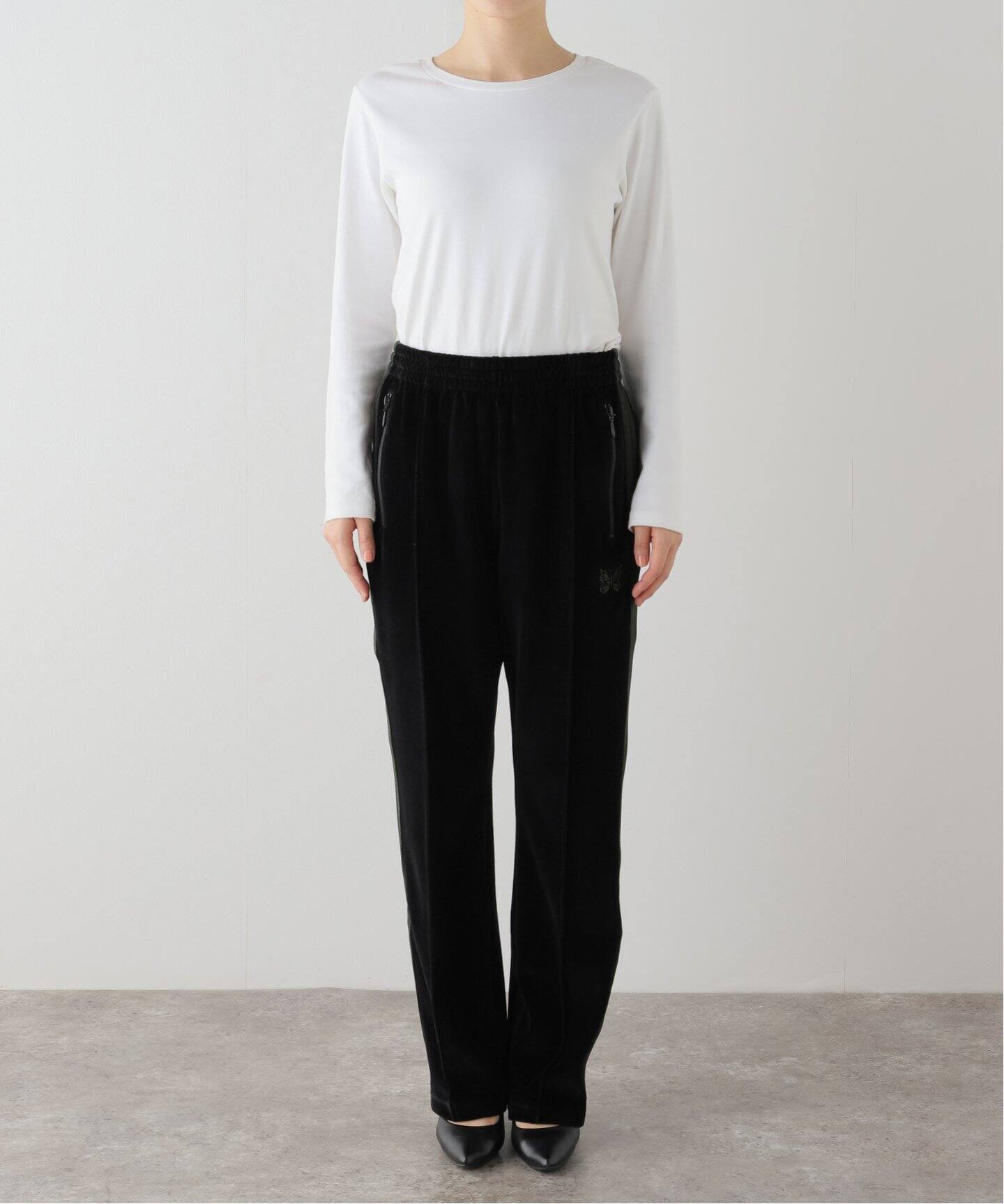 NEEDLES NARROW TRACK PANT VELOUR PU280：パンツ（ジャージ 