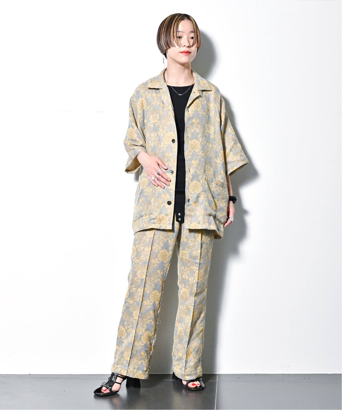 24ss Needles STRING BOOT-CUT PANT ジャカードX