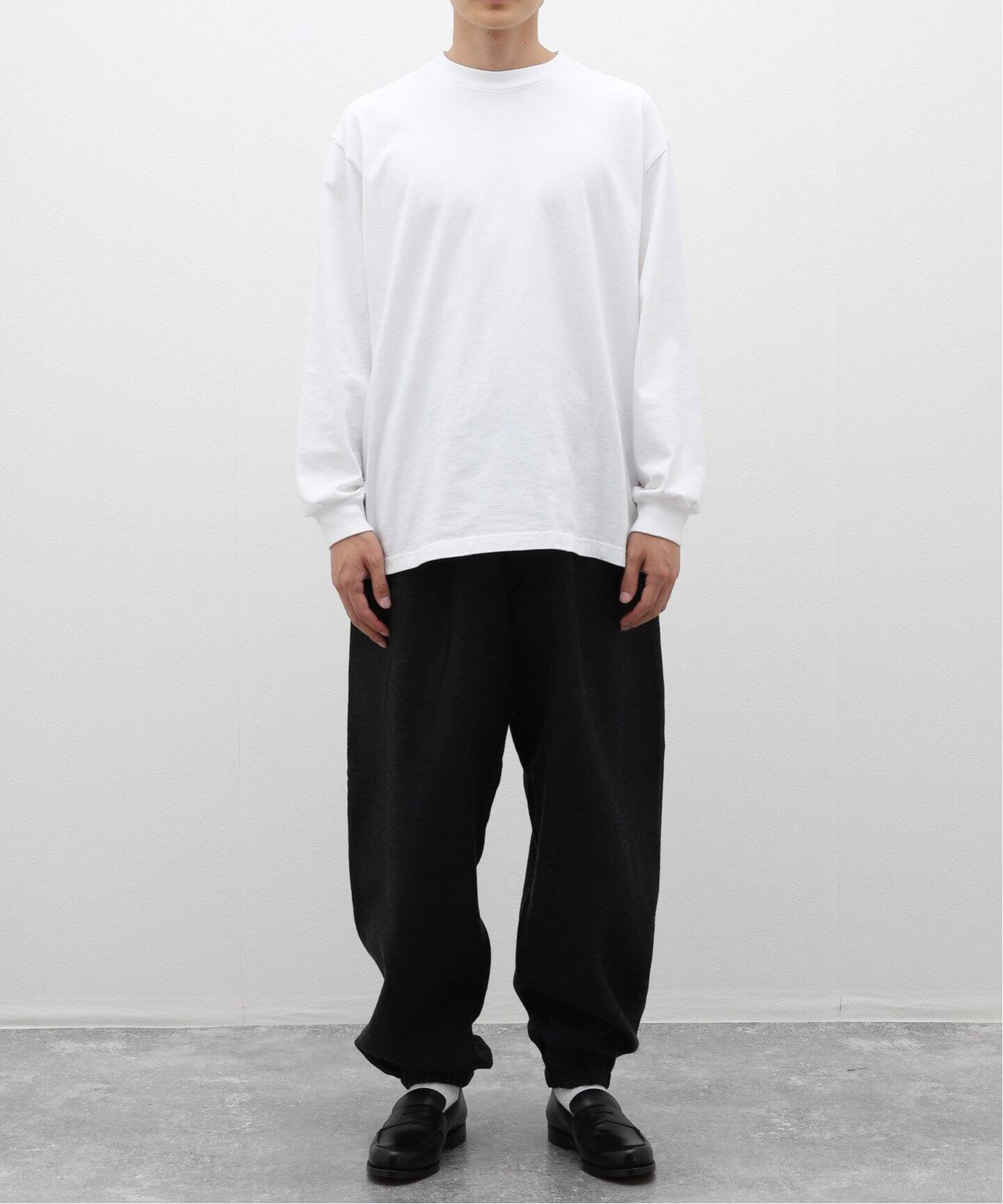COMOLI / コモリ】カシミヤシルク ドローストリングパンツ（スラックス 