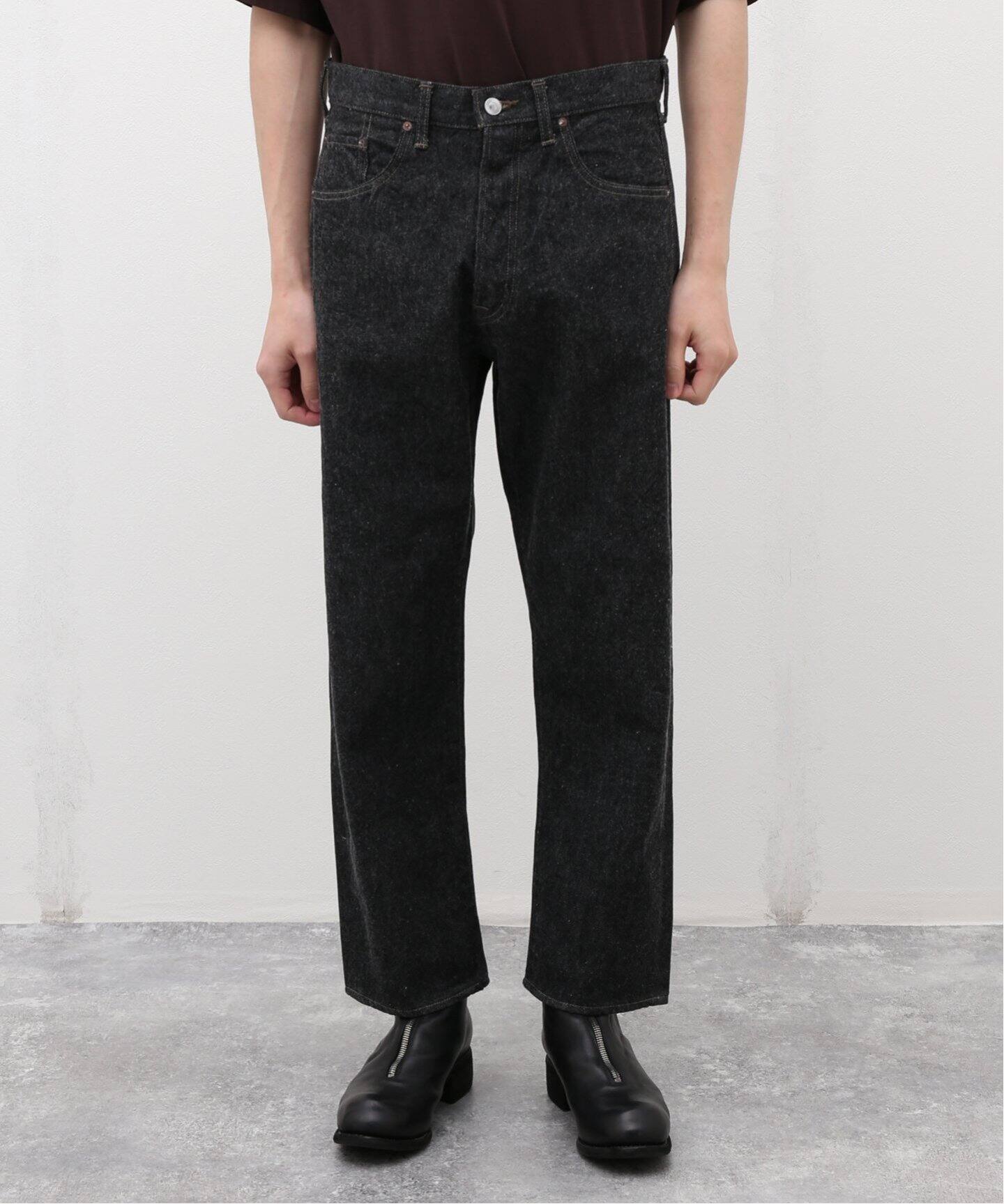 A.PRESSE / アプレッセ】Black Washed Denim Pants（デニムパンツ 