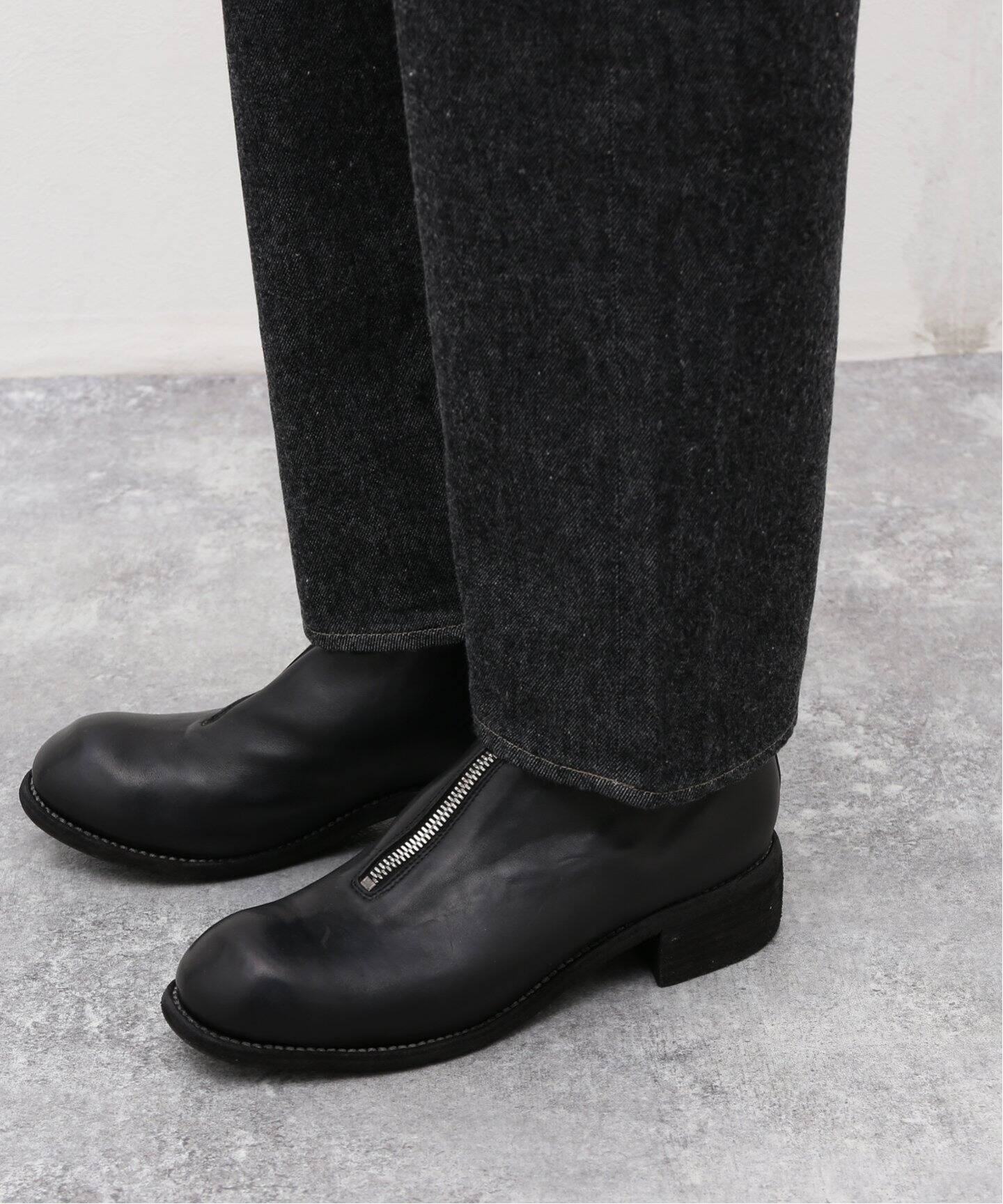 A.PRESSE / アプレッセ】Black Washed Denim Pants（デニムパンツ 