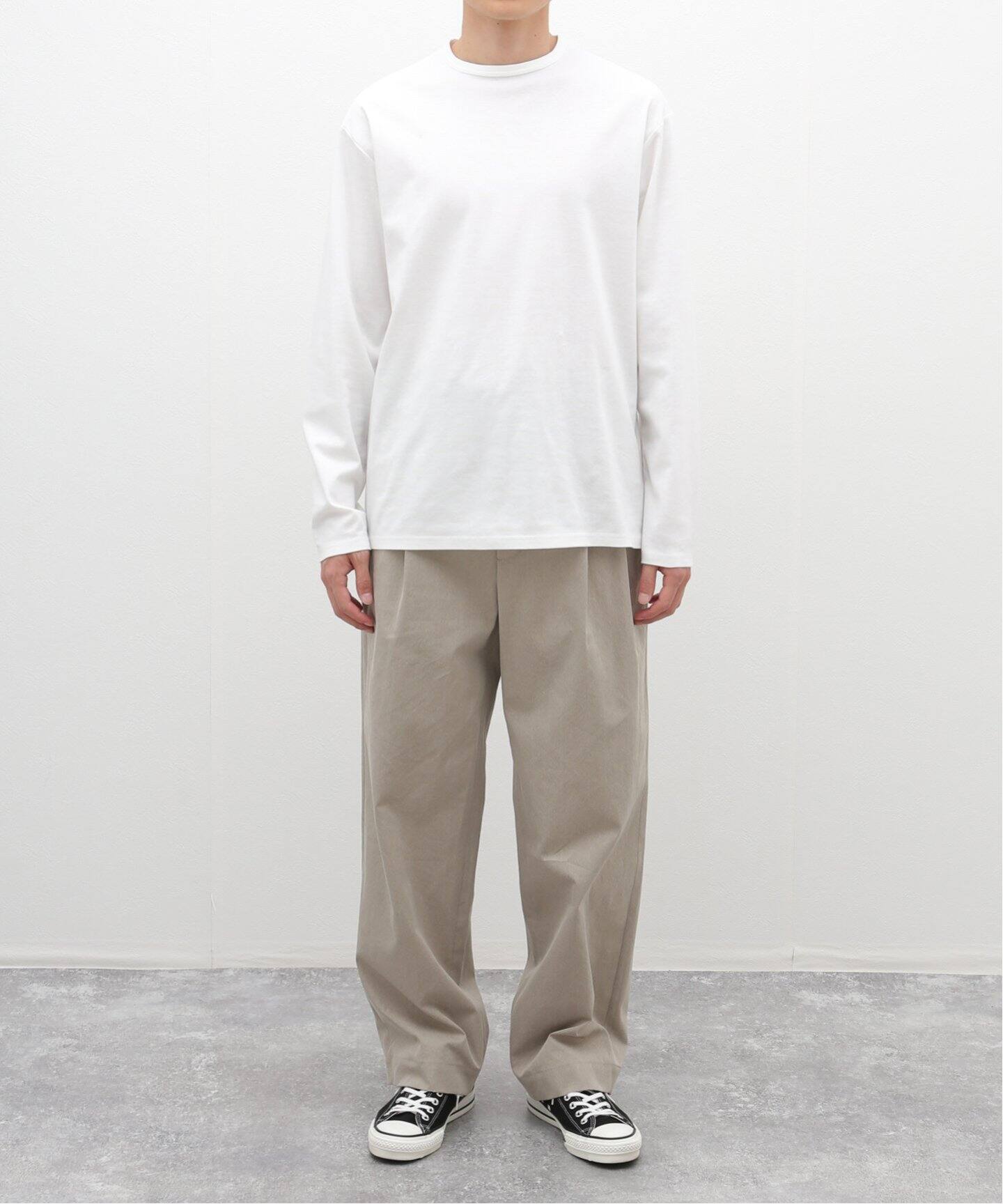 A.PRESSE / アプレッセ】Type.2 Melange Gabardine Trouse（チノパンツ 