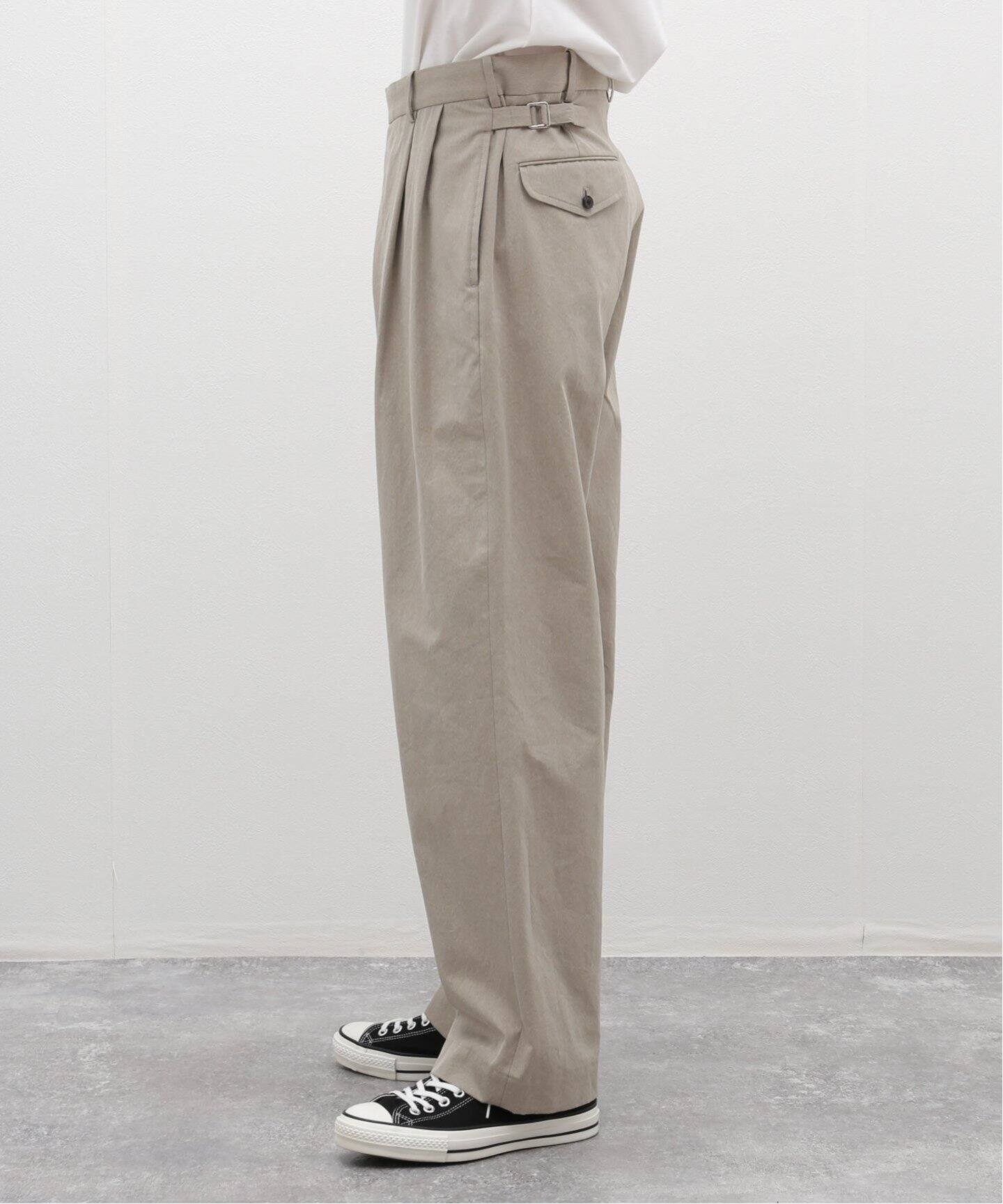 A.PRESSE / アプレッセ】Type.2 Melange Gabardine Trouse（チノパンツ 