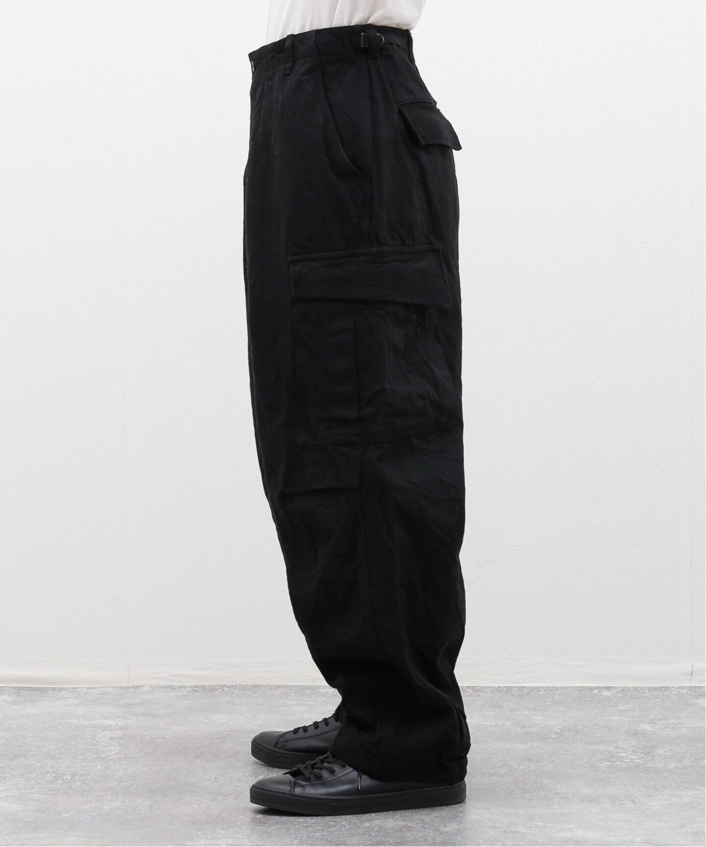 COMOLI / コモリ】ブラックデニム B.D.Uパンツ（カーゴパンツ）｜L 