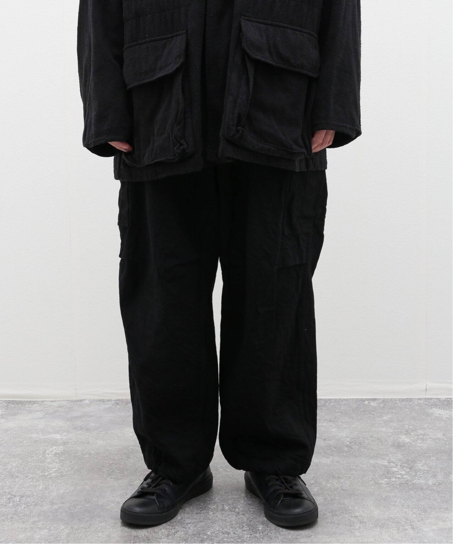 COMOLI / コモリ】ブラックデニム B.D.Uパンツ（カーゴパンツ）｜L  