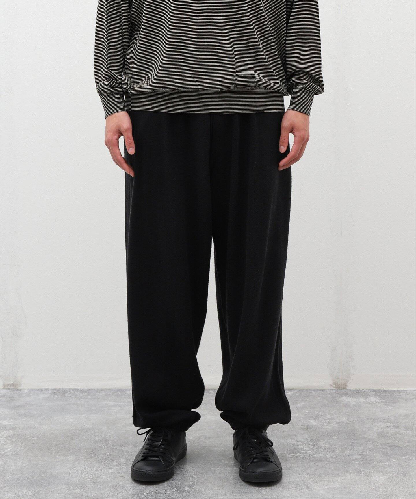 25SS Comoli シルクネップドローストリングパンツ size 2（COMOLI 