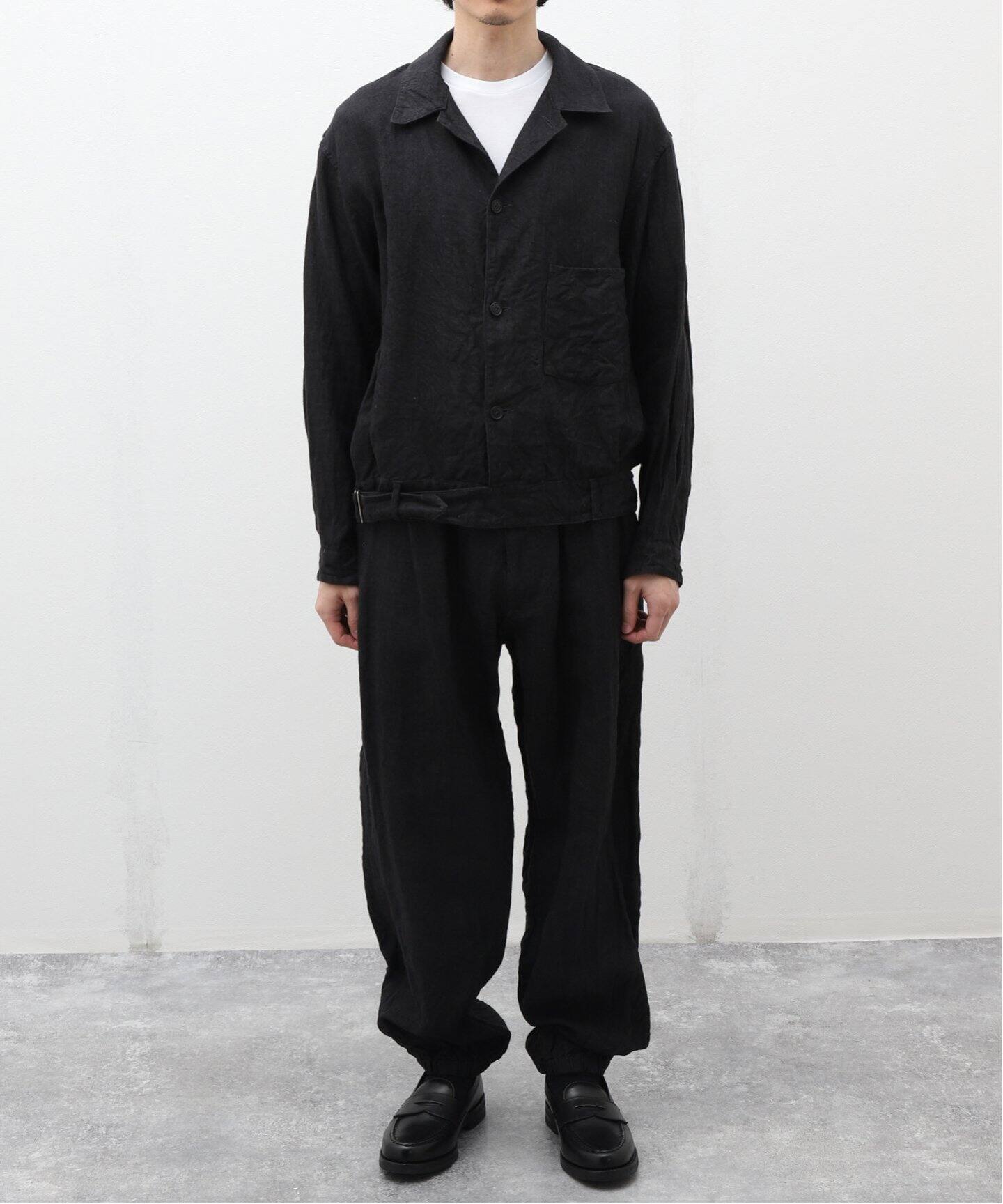 COMOLI / コモリ】リネン ドローストリングパンツ（その他パンツ）｜L  