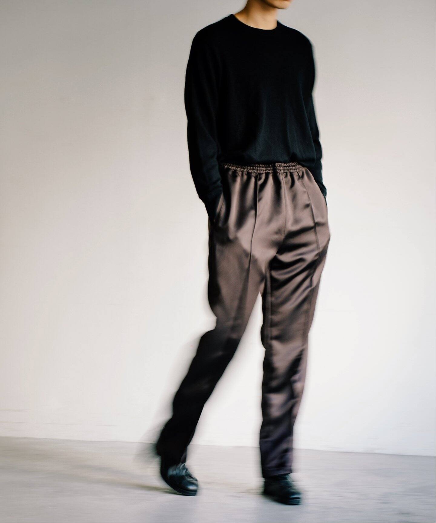 pan / パン】別注 satin sport pants（スラックス）｜L