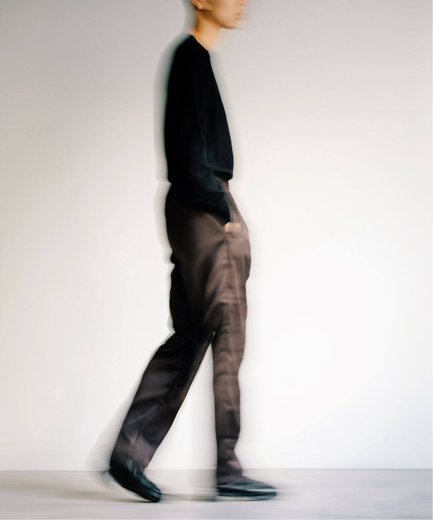 pan / パン】別注 satin sport pants（スラックス）｜L