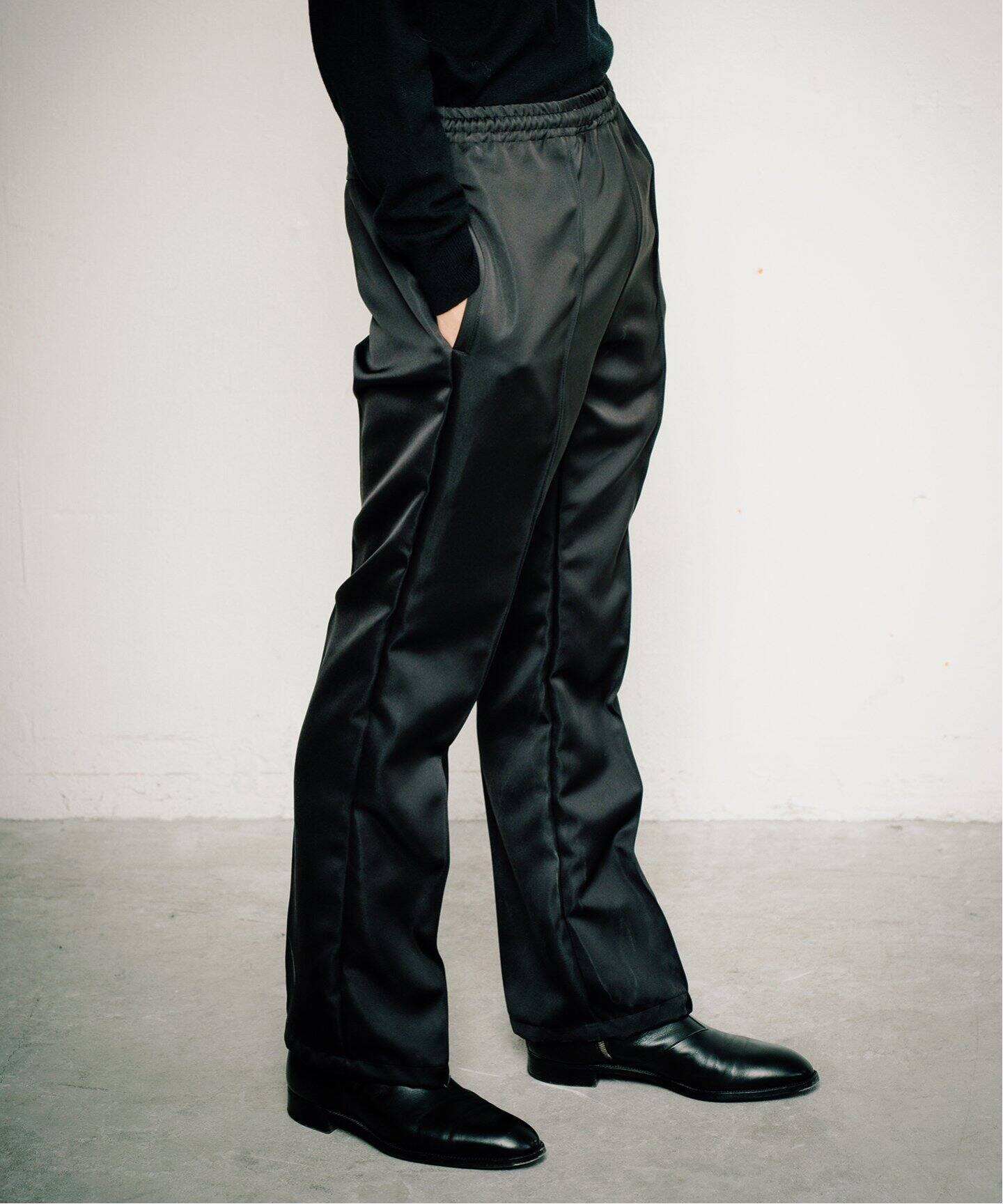 pan / パン】別注 satin sport pants（スラックス）｜L