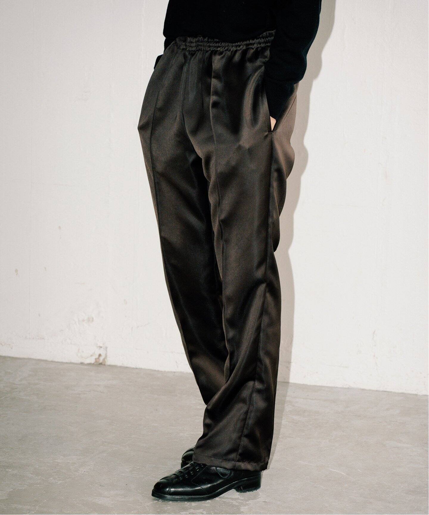 pan / パン】別注 satin sport pants（スラックス）｜L