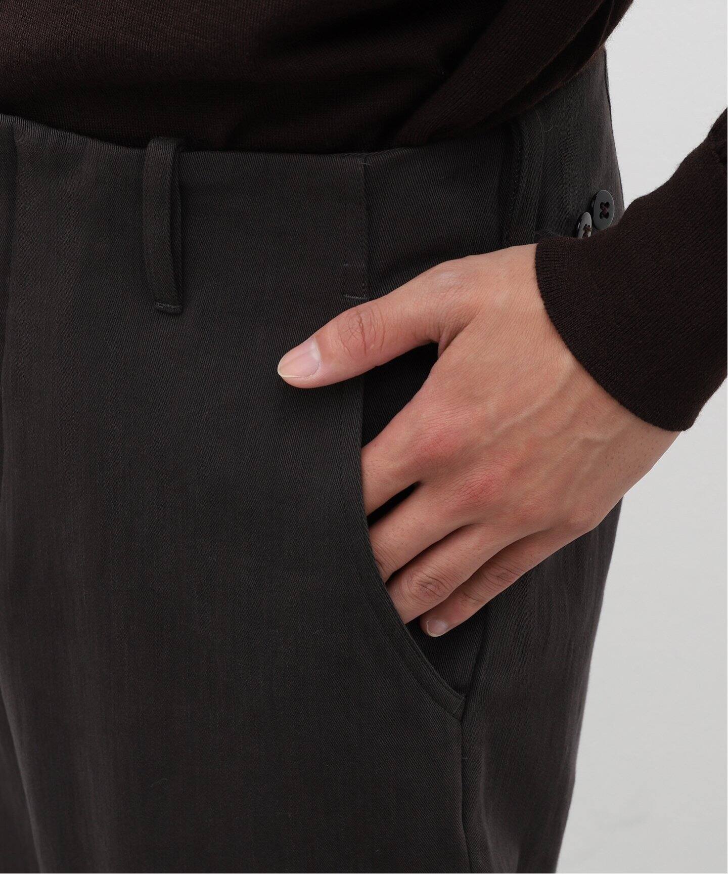 新品 MAATEE&SONS smooth chino trouser MAATEE&SONS・マーティーアンドサンズ】 SMOOTH CHINO TROUSER