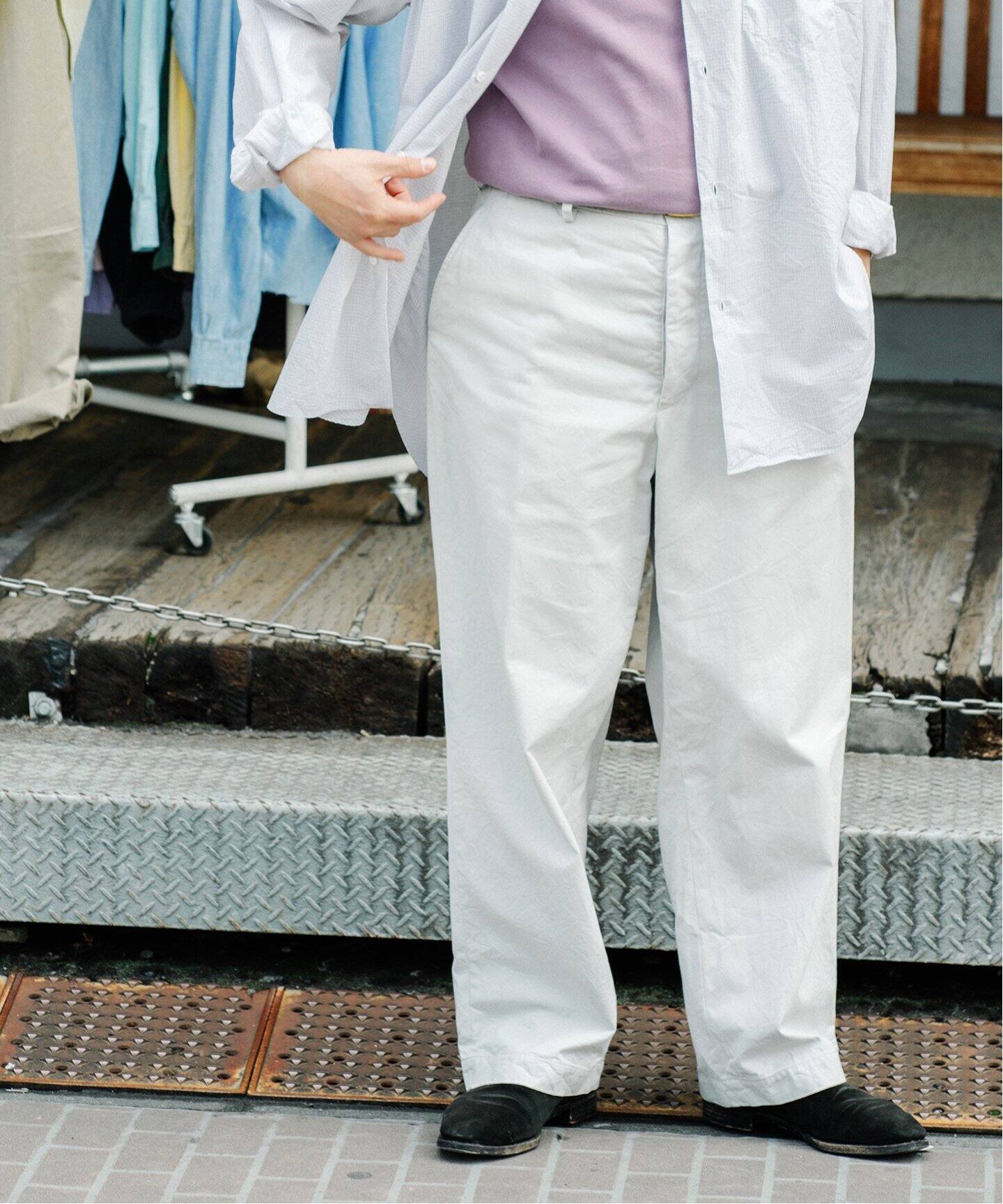 HERILL / ヘリル】別注 EGYPTIANCOTTON CHINO（チノパンツ）｜L 