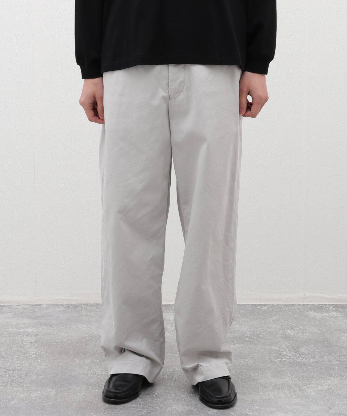 HERILL / ヘリル】別注 EGYPTIANCOTTON CHINO（チノパンツ）｜L 