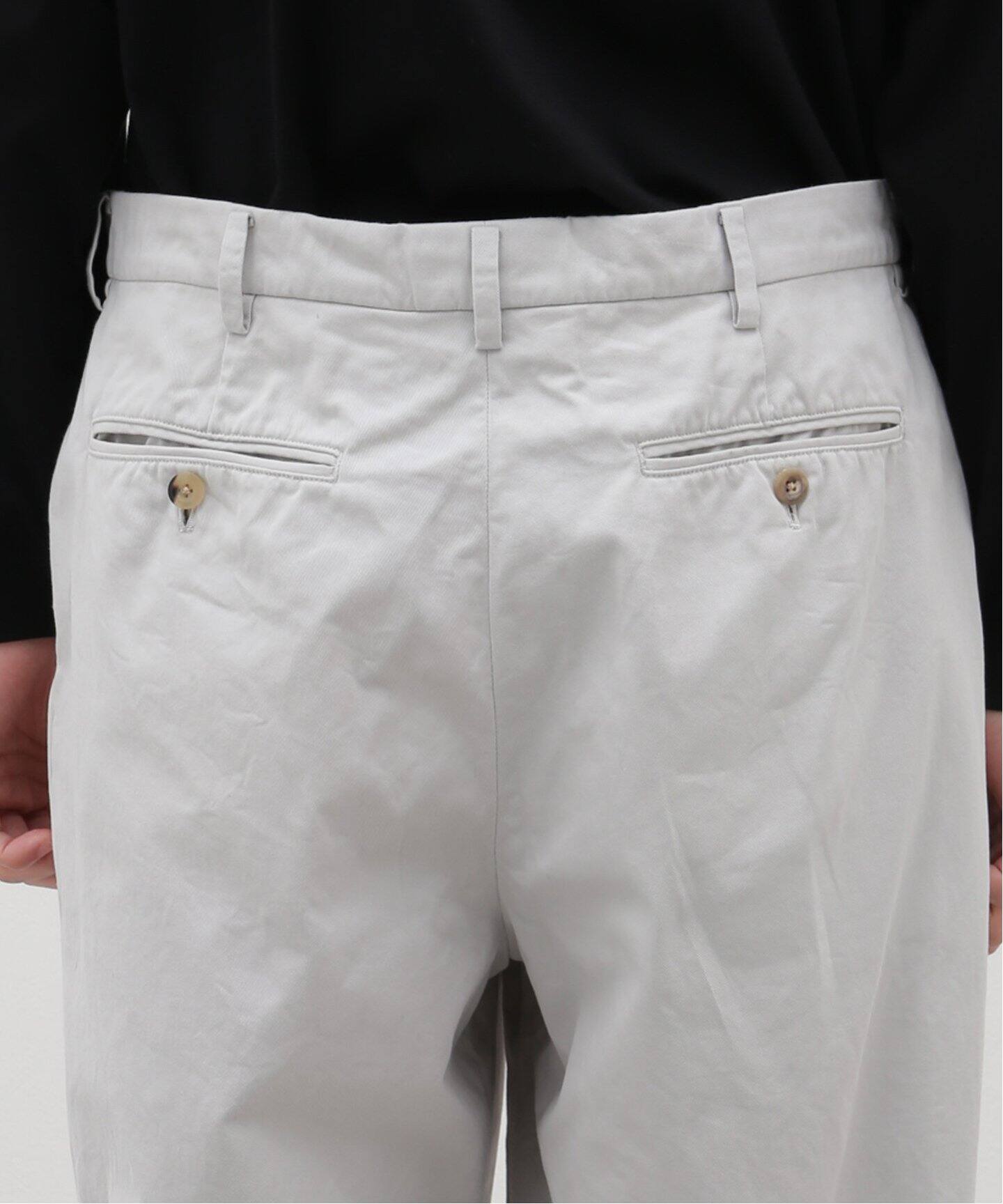 HERILL / ヘリル】別注 EGYPTIANCOTTON CHINO（チノパンツ）｜L 