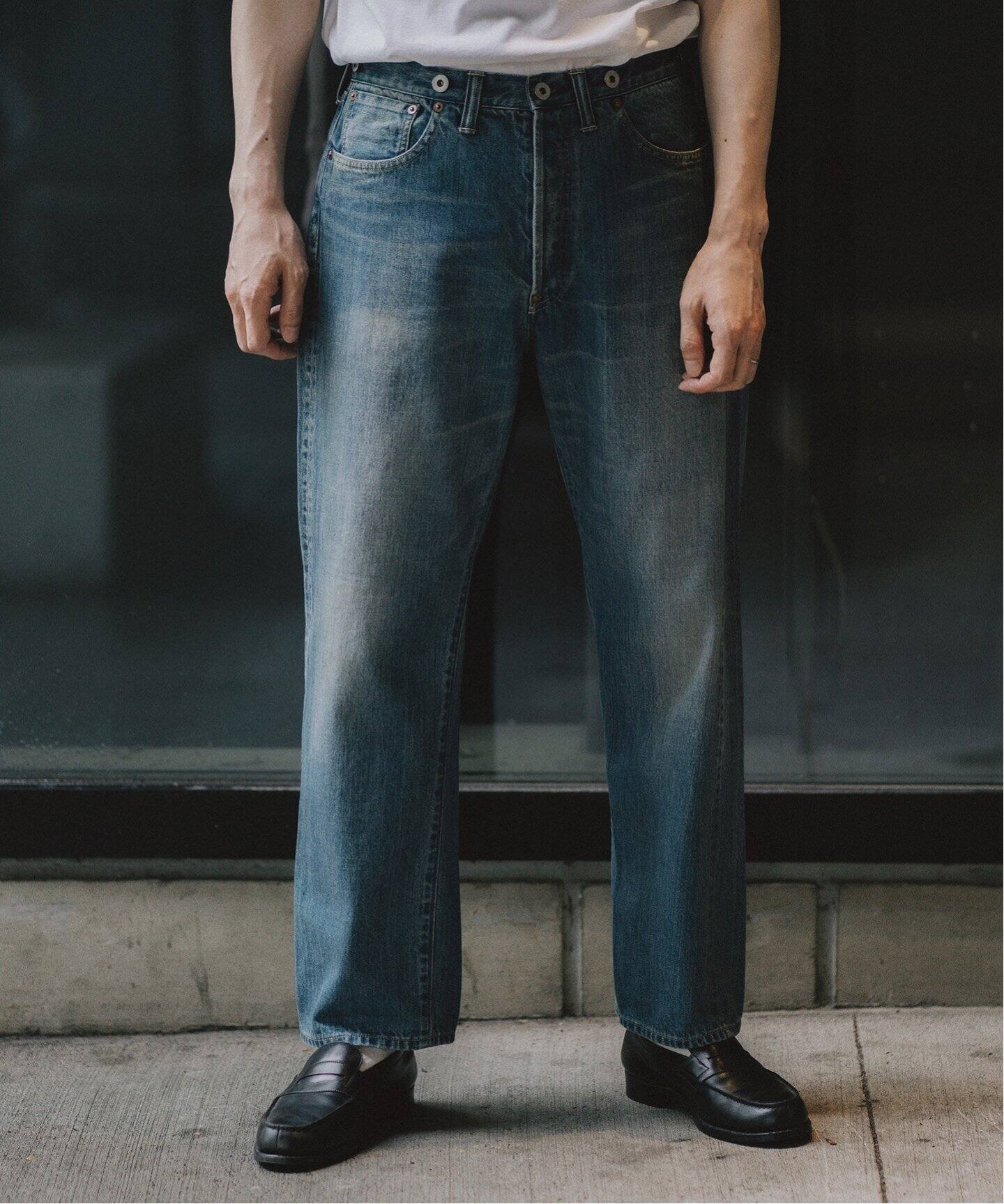 A.PRESSEアプレッセNo.2 Washed Denim Pants 36 