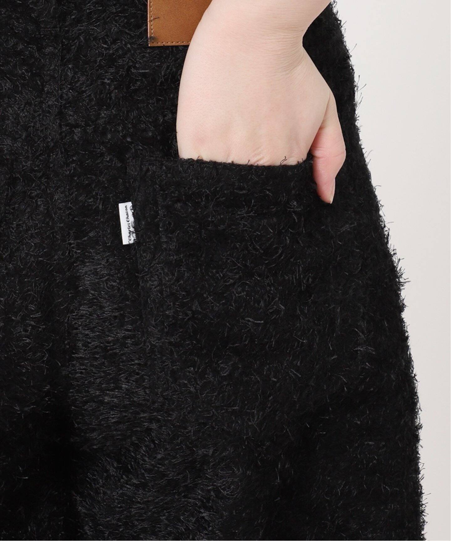 mimic pants black（その他パンツ）｜Charles Chaton（シャルル  