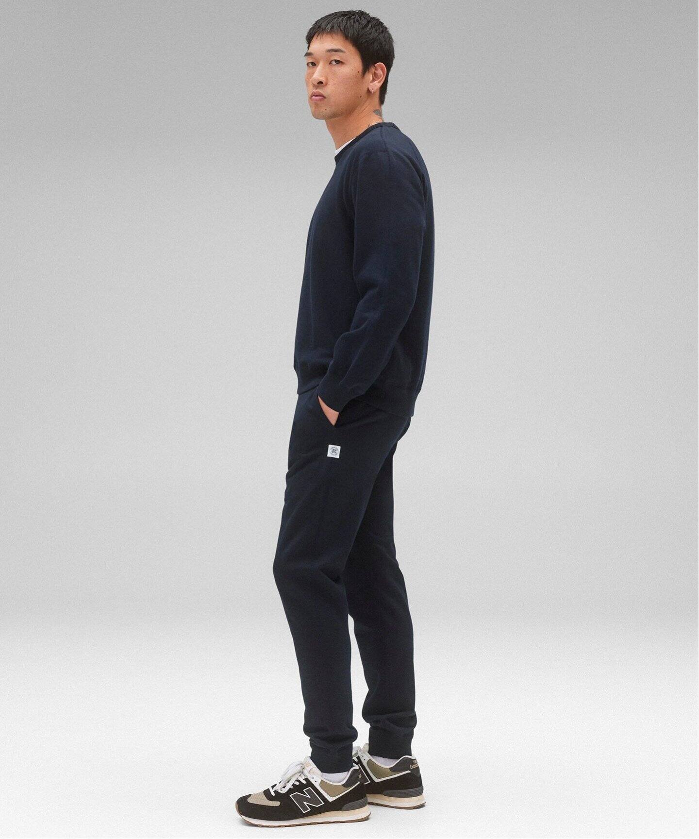 Reigning Champレイニングチャンプテック系ブラックパンツスラックス STRETCH WARP KNIT COACH'S CLASSIC JOGGER（ジャージ／トラック